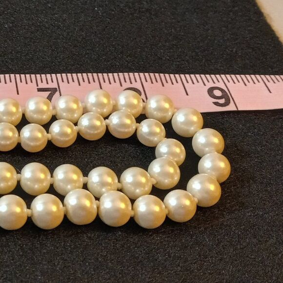 NWT Monet Two Strand Faux Pearl Necklace - Picture 6 of 6